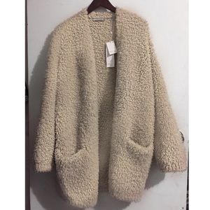 teddy sweater coat